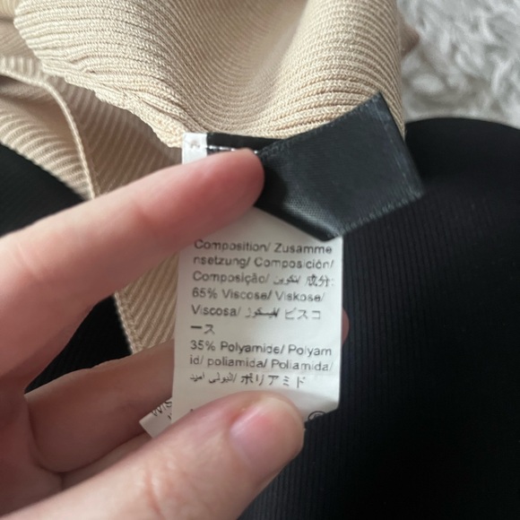 Chain Strap Ribbed Slip Mini Dress in Taupe - Picture 4 of 4